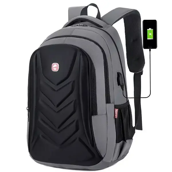 New Arrival fashion Laptop Backpack Mens Waterproof Business Travel Backpack With Usb Featured Image