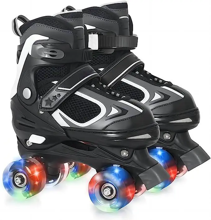 Kids Skates 4 Sizes Adjustable Quad Skates