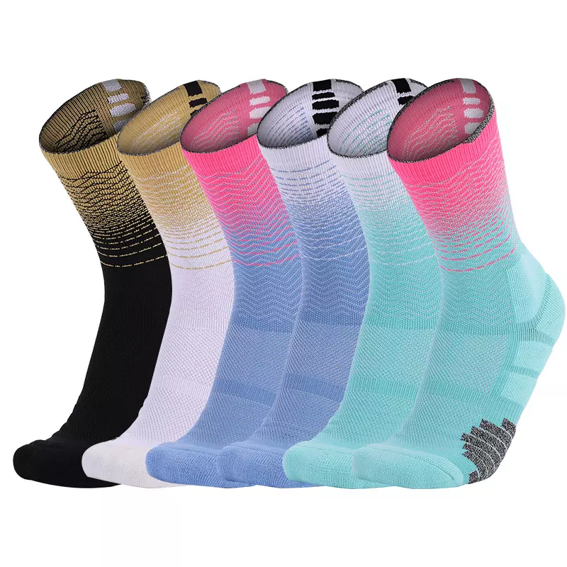 Men’s Adult Ankle Running Crew Sports Compression Socks Basketball Featured Image