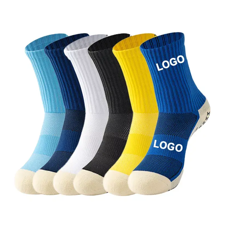 Cotton non slip ankle crew socks football socks Featured Image