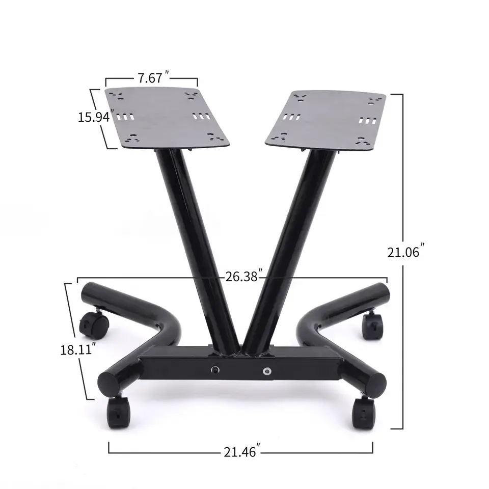 Durable home workout adjustable dumbbell stand