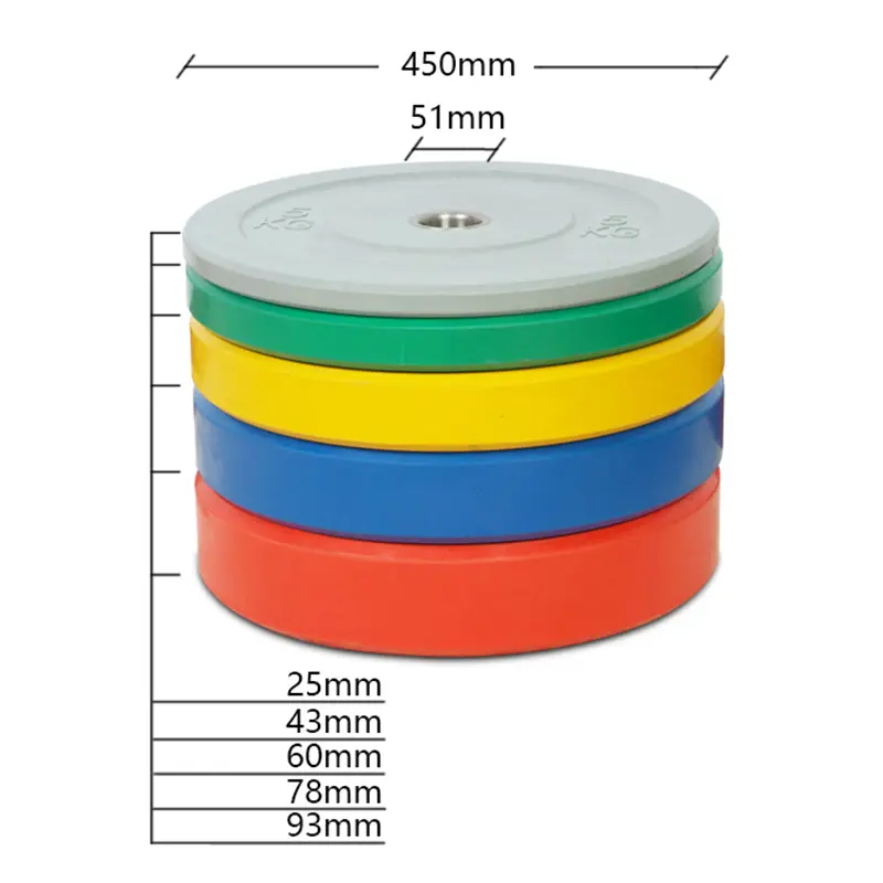 Professional fitness equipment barbell weight