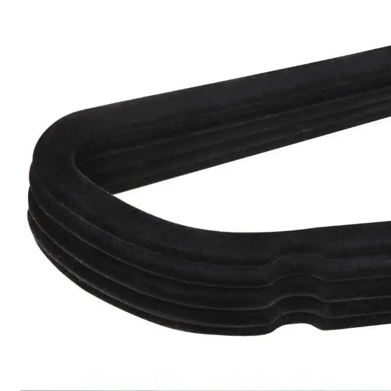 Home supermarket 360 hanger clothes plastic hanger stainless steel closet wardrobe durable velvet clothing hanger