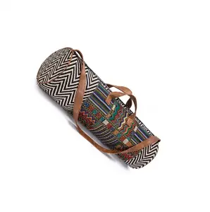 Sports gym yoga mat carrier duffel bag