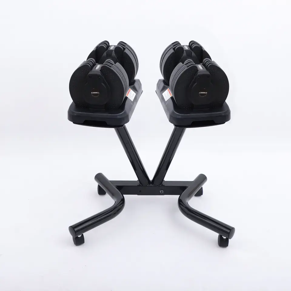 Durable home workout adjustable dumbbell stand