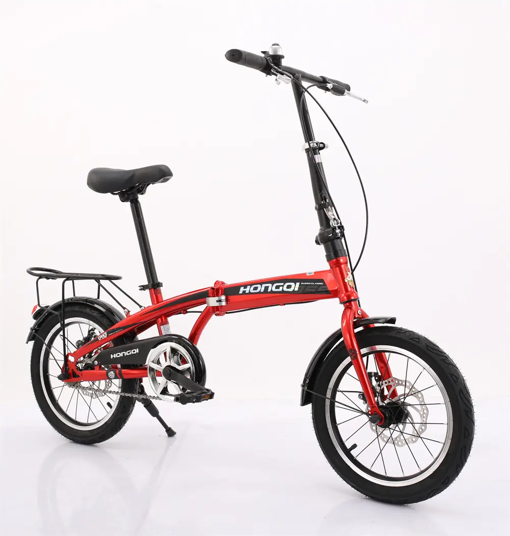 Steel Frame Folding Bike Reliable Quality Bicycle for Men Portable Adult Bikes for Men Women