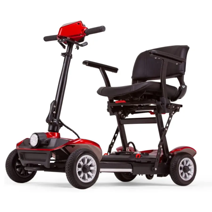 Luxury scooter folding professional adult mobile scooter red