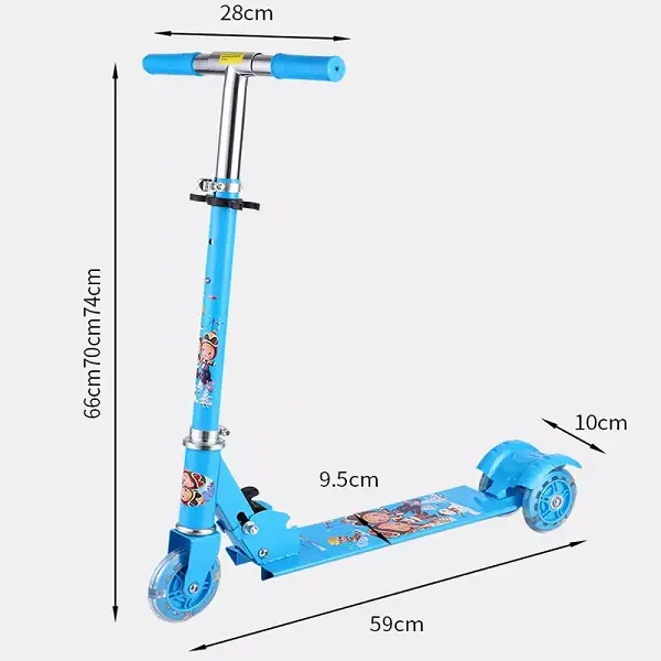 Customized Outdoor three wheels Folding Toys Children Scooter Foot Scooters Baby Three Wheel Scooter for kids