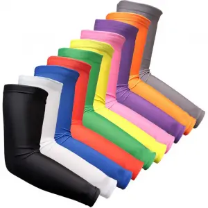 UV Sun Protection Cooling Compression Sports Arm Sleeve Cycling Fishing Cycling Sublimation Blank Arm Sleeves