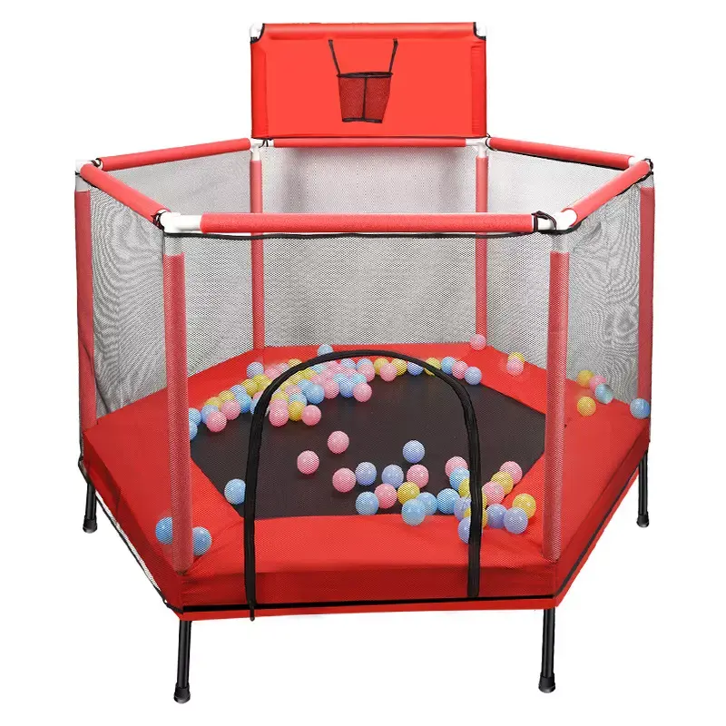 Indoor and outdoor playground children’s fence elastic trampoline Featured Image