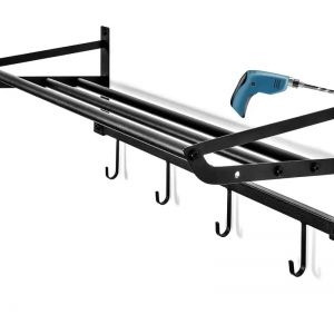 Metal sports equipment storage rack garage basketball organizer ball