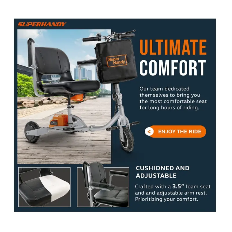 Folding Mobile Scooter (Upgraded Design) – Electric