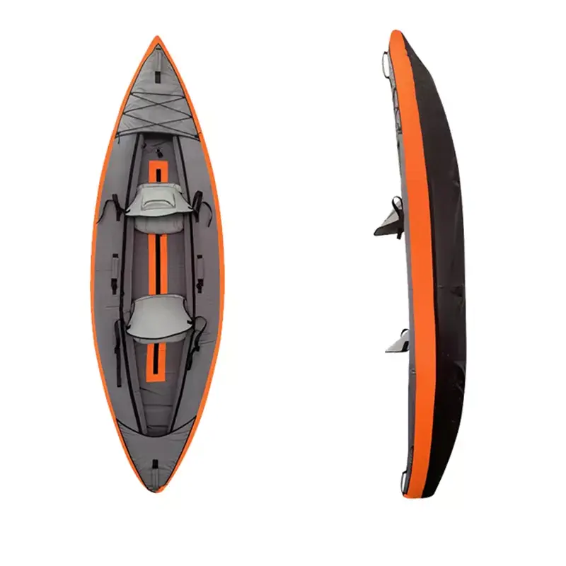 Professional fishing kayak for rowing 2 people inflatable kayak Featured Image