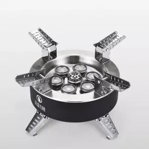 Stainless steel base camping supplies outdoor cookware