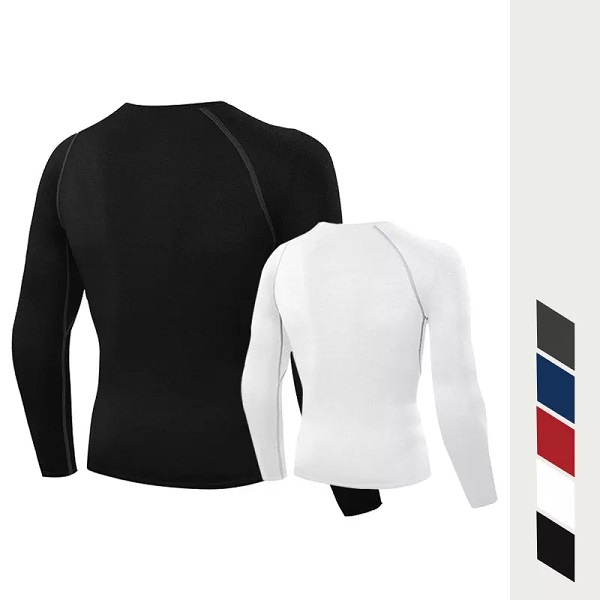 Surfing Men UPF 50+ Long Sleeve Rash Guard UV Sun Protection Diving Swimming T Shirts Rashguard