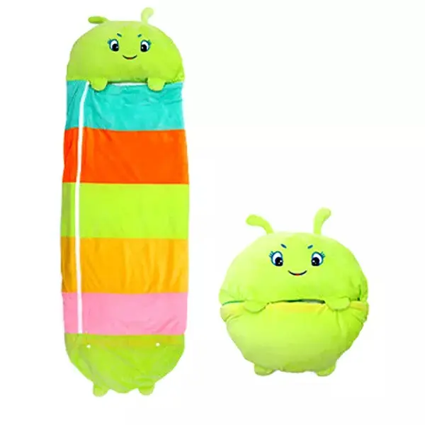 Outdoor Camping Unicorn Kids Custom Cartoon Children Sleeping Bag with Pillow Animal Full Compact Sleeping Bags for Children