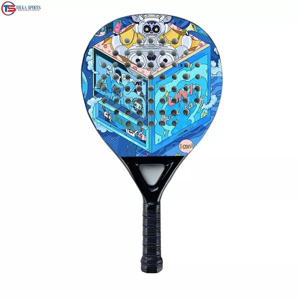 Professional Rackets New Model Padel Beach Tennis Racket Good Elasticity With 3K/12K Material Featured Image