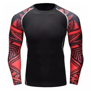 2022 latest design Customized men long sleeve Rash guard