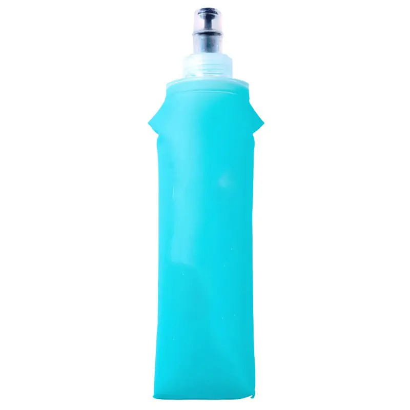 Soft water bottle trail running outdoor foldable travel water bottle