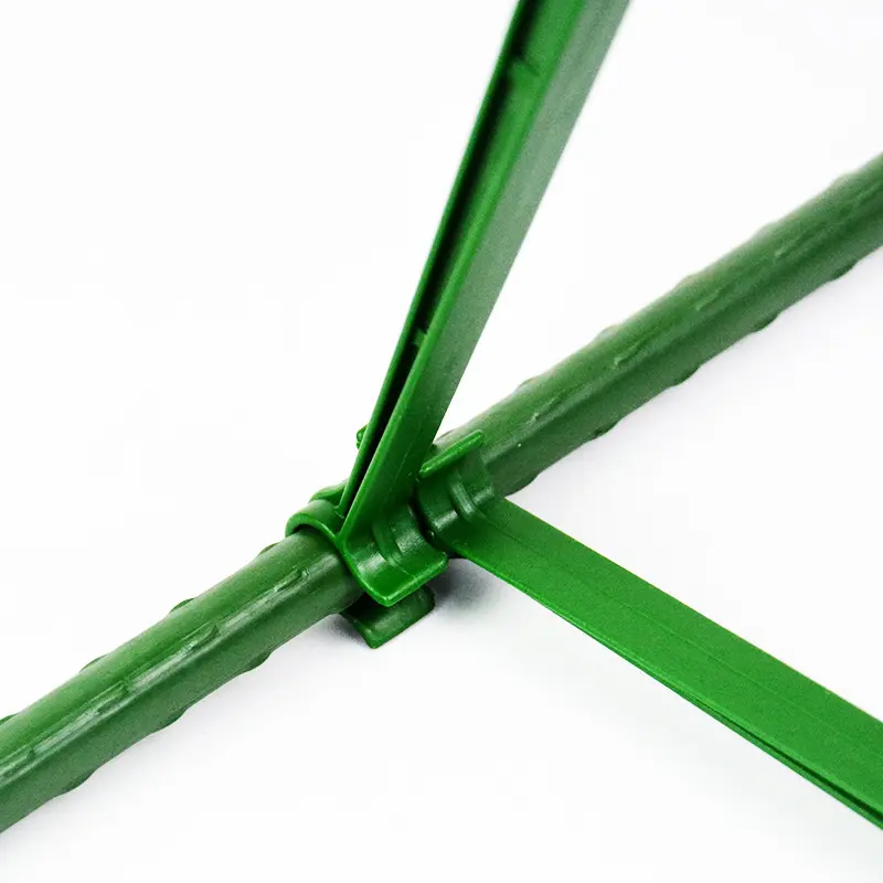 Amazon Cucumber Tomato Plant Growth Support Rod Home gardening rack supplies Planting climbing cane frame Plastic coated steel pipe