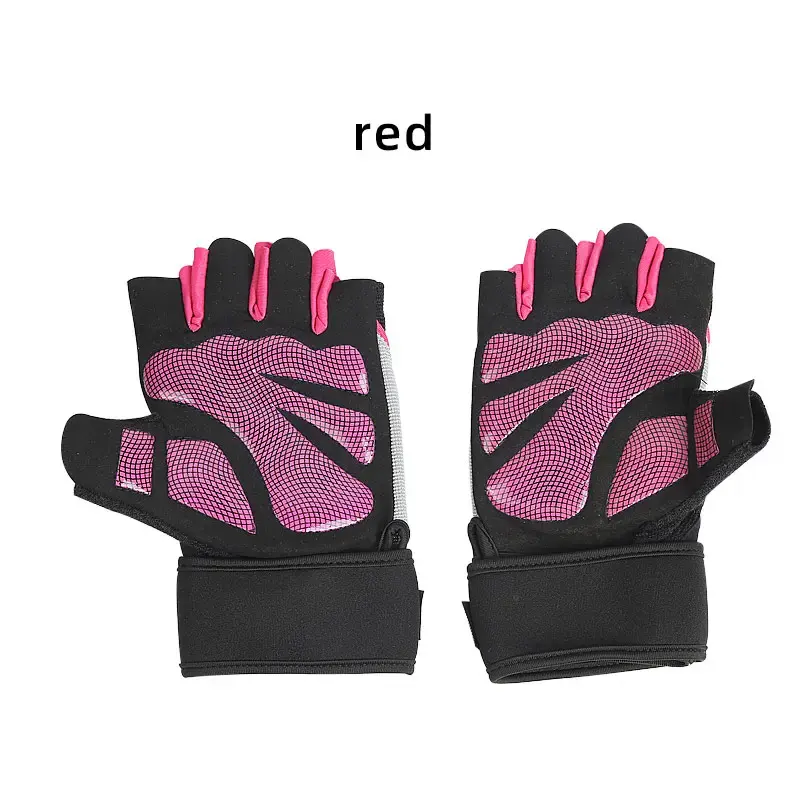 New Sports Half Finger Racing Gloves Summer Neutral Silicone Non-Slip Wear-Resistant Gym Sports Gloves Cycling Glove