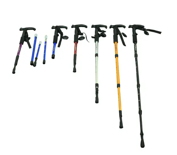 Retractable Trekking Pole Hiking Moutain-Climbing Sticks Oem Walking Stick