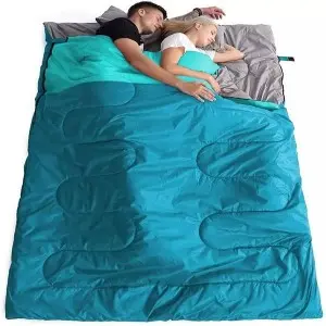 Factory Direct 3 Season Outdoor Cotton Sleeping Bag Ultralight Compact Hiking Waterproof Sleeping Bag