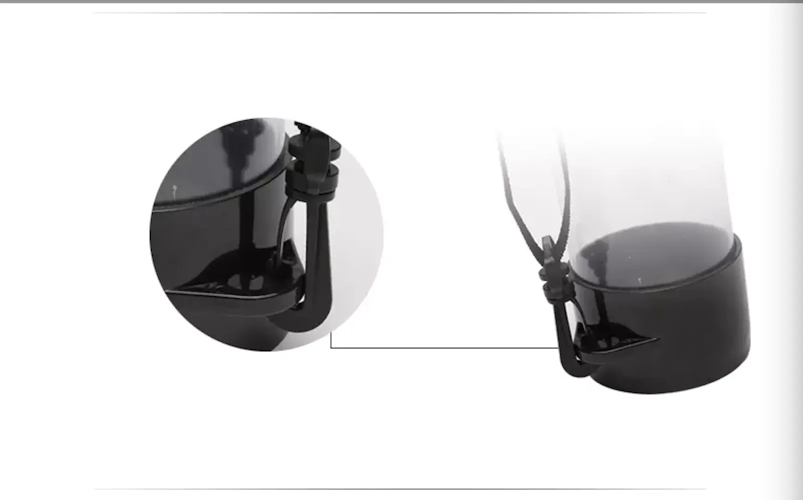 Tennis ball pickup collection natural plastics storage tube