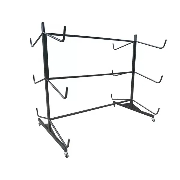 Floor Surfboard Display Kayak Stand Metal SUP Snowboard Paddle Board Wakeboard Storage Rack SZRM-Z535 120 X 168 Cm Powder Coated Featured Image