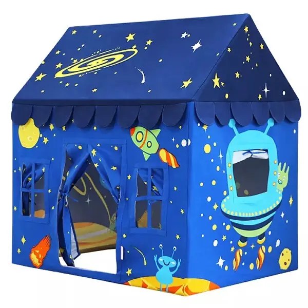 Asweets indoor kids Children Play Tent Cotton Canvas Space Explore Playhouse