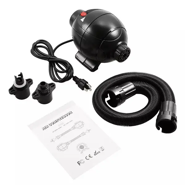 AC110V/220V 800W fast inflating Electric Air Pump for Air Mattress Swimming Pool inflatable Toys Featured Image