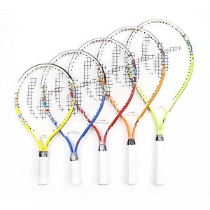 View larger image Add to CompareShare Factory wholesale OEM kids aluminum junior tennis rackes kids tennis skill training racket size 17 19 21 23 25 inch available