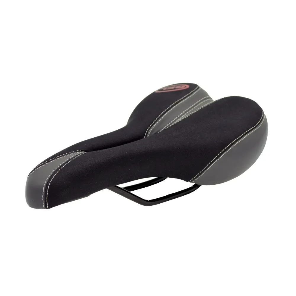 Black & Gray Bike Saddle Duel Density Reactive GEL Soft Seat Featured Image