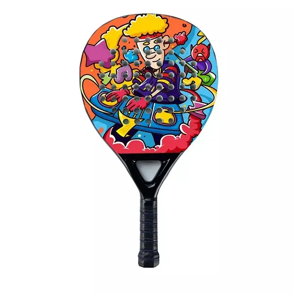 Professional Rackets New Model Padel Beach Tennis Racket Good Elasticity With 3K/12K Material