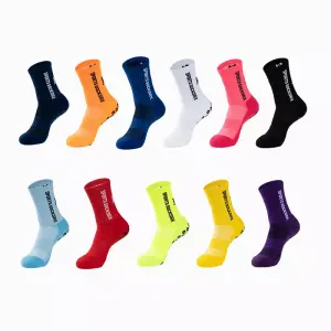 Sports mens crew ankle non custom running non slip football football socks