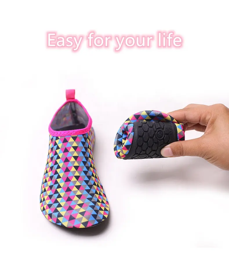 Factory Water Proof Sports Water Sport Shoe Barefoot Print Quick Dry Breathable Beach Shoes