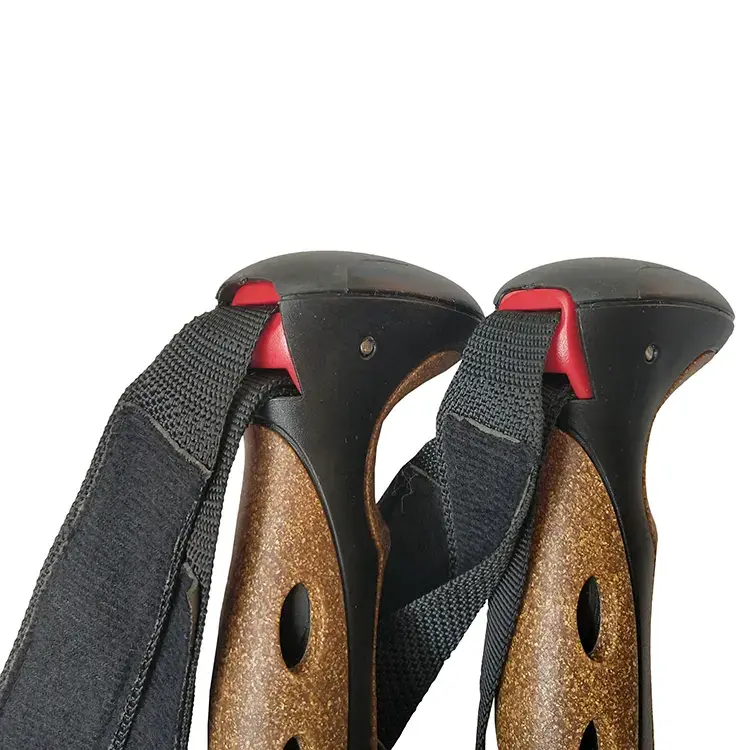 Custom 6061 aluminum hiking poles 3 sections hiking poles speed lock trekking pole telescope stick