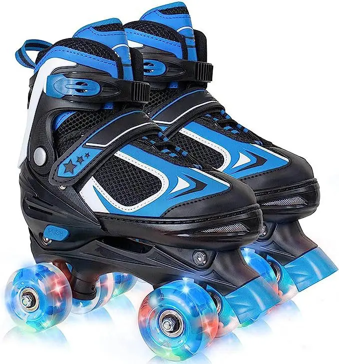 Kids Skates 4 Sizes Adjustable Quad Skates