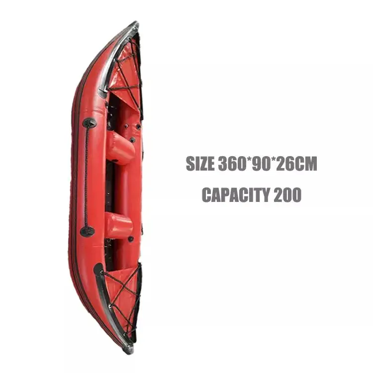 Top Popular PVC rowing boats kayaks custom size 3M 4M Inflatable Fishing Boat with all accessories