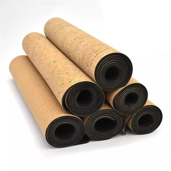 Eco Friendly Soft Surface Specifically Designed Gymnastics Yoga Rubber Mat Cork Mat Featured Image