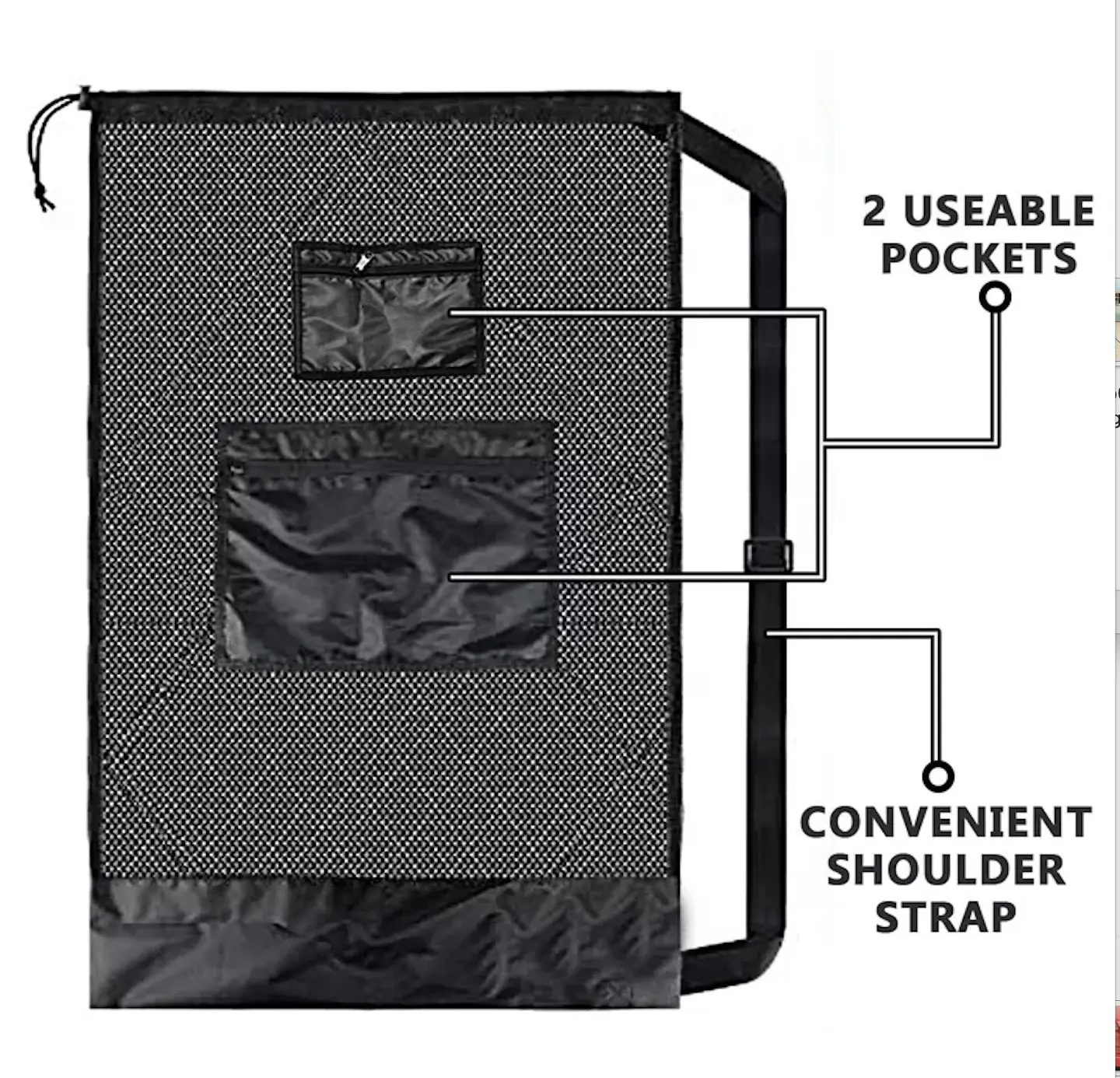 Amazon Hot Sale Drawstring Basketball Bag Extra Large Soccer Ball Bag with Adjustable Shoulder Strap Gear Bag for Football