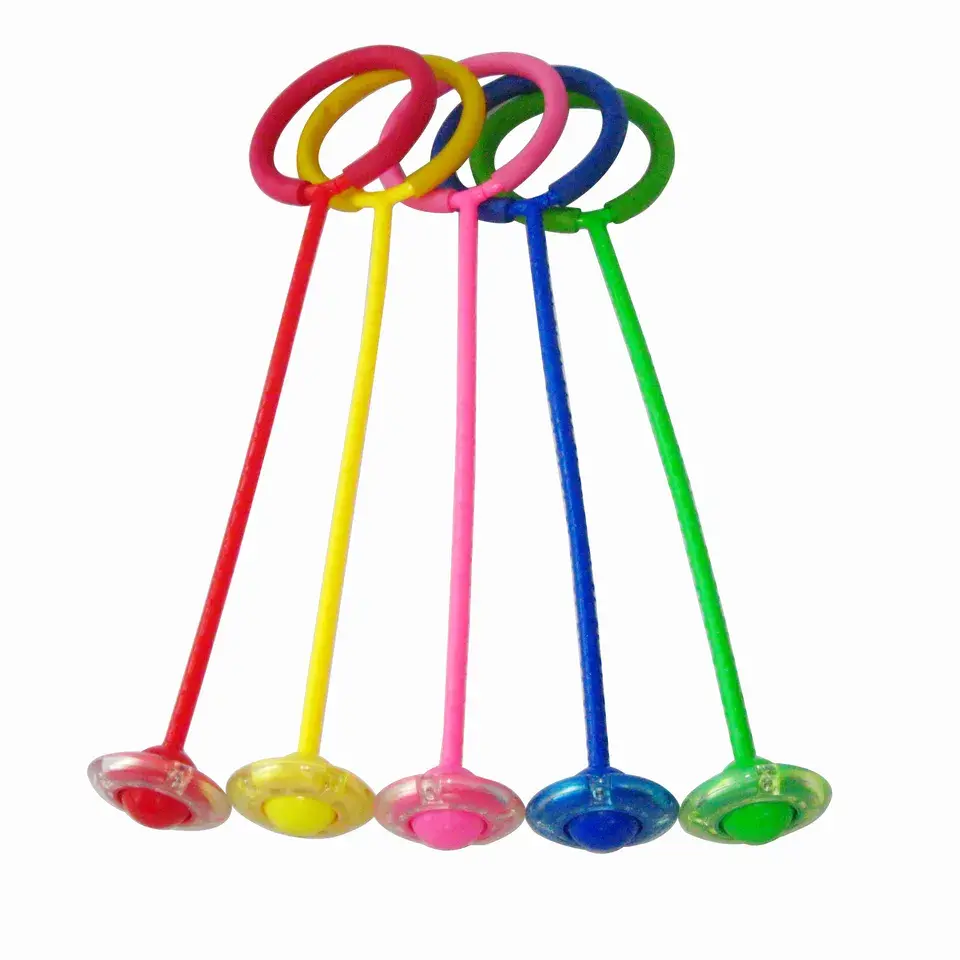 Fitness leg swing bouncing ball