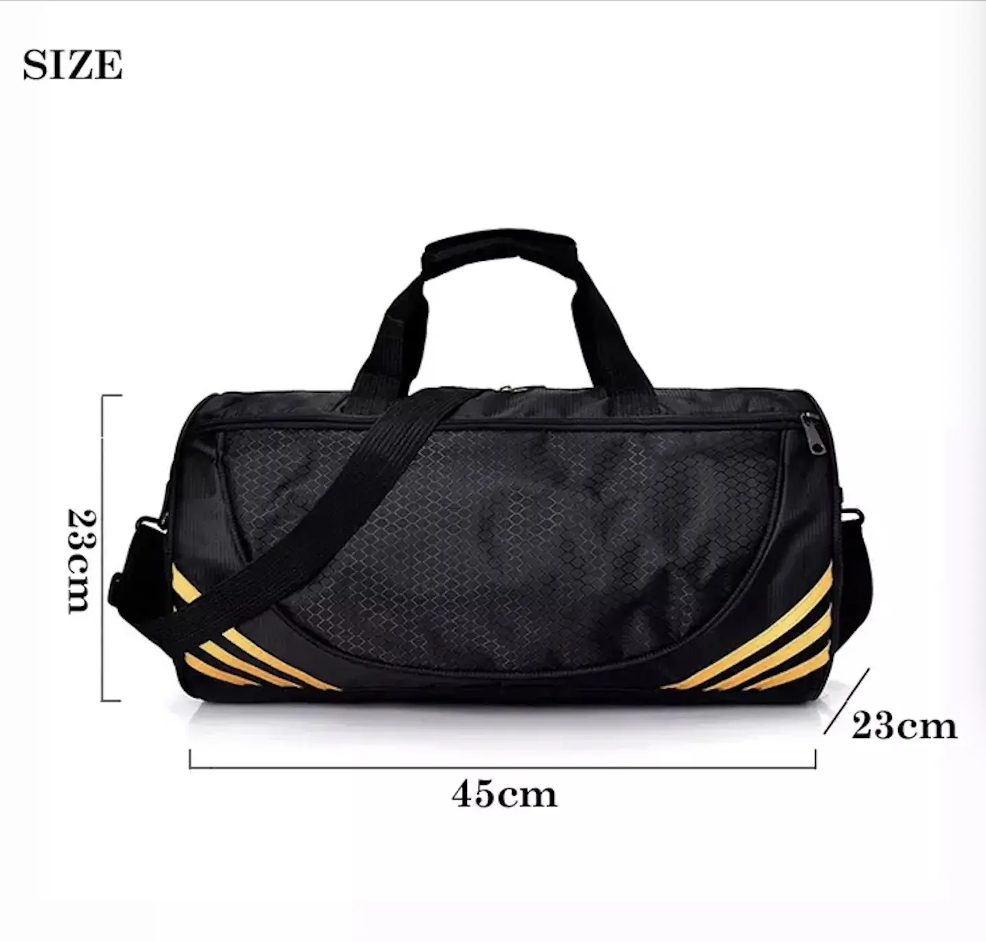 Custom Print Women Men Sports Gym Bag Travel Duffel Bag With Wet Pocket & Shoes Compartment Sports Bags