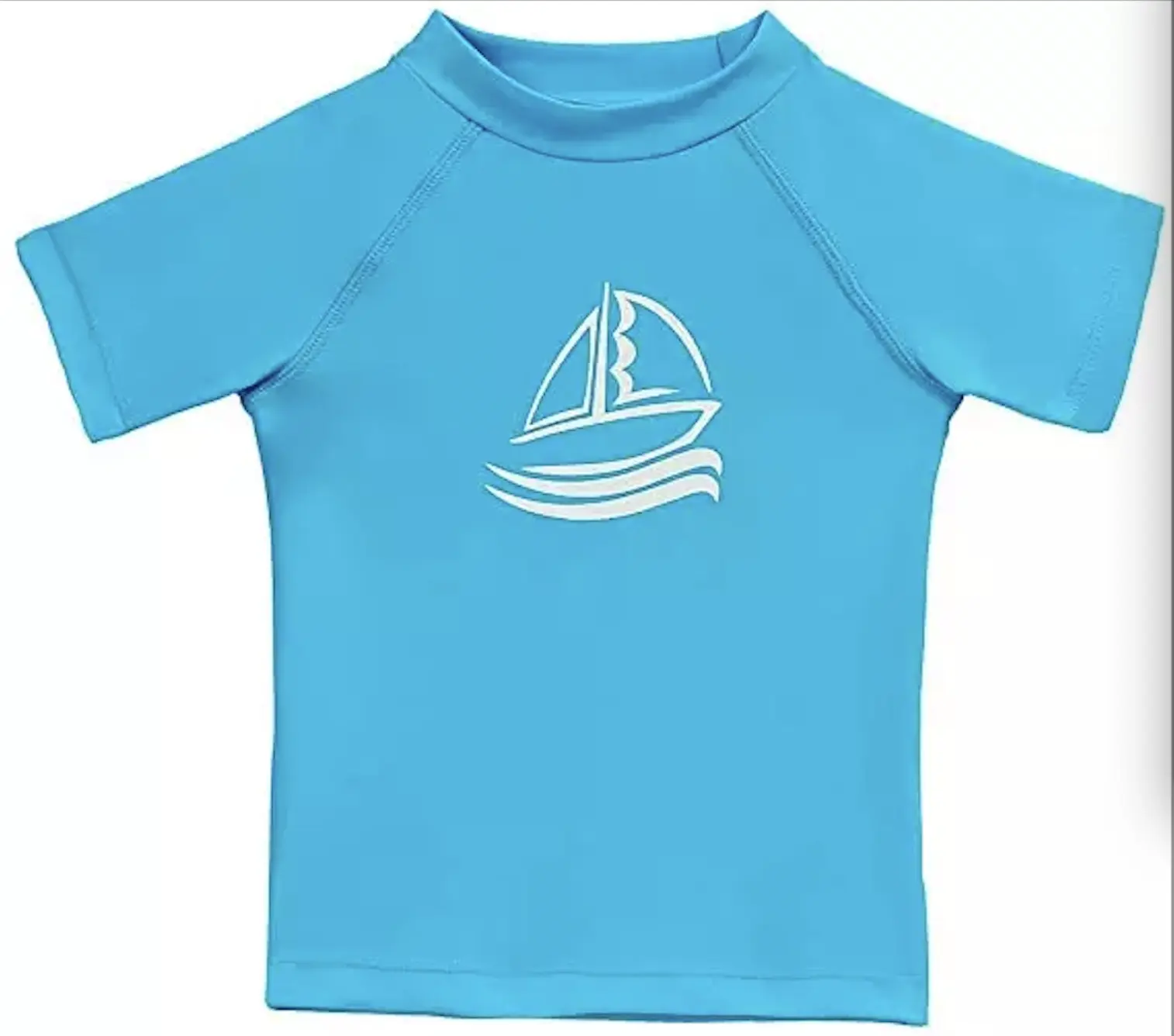 Wholesale Custom Logo Uv Protection Rash Guard Shirts Boys Girl Short Sleeve Rashguard Swim T-shirts Top