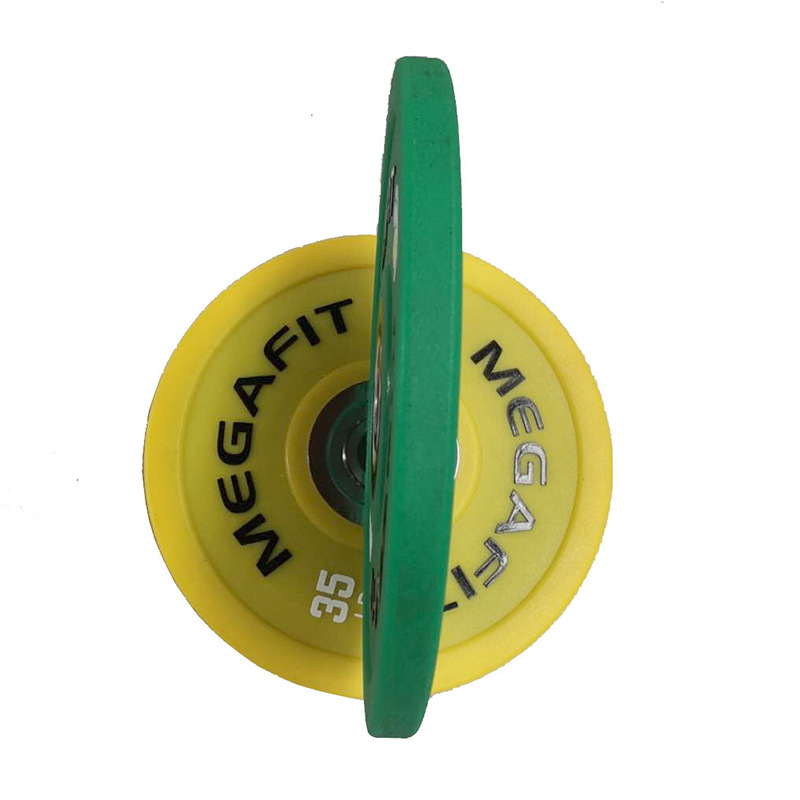 CPU high elastic color competitive film weightlifting barbell piece Featured Image