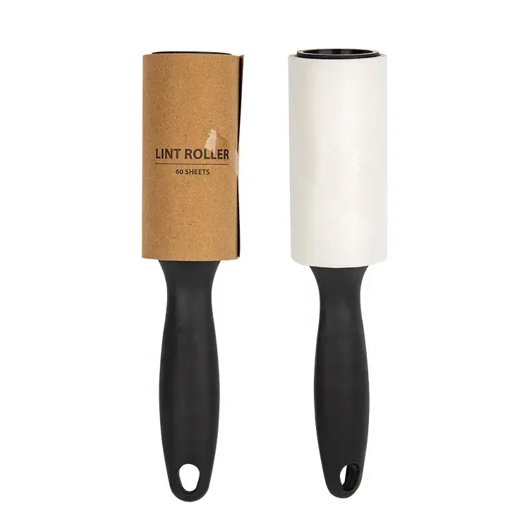 Household Extra Sticky Dust Furniture 60 Sheets Refills Clothing Couch Lint Rollers Custom Logo Lint Remover Roller For Pet Hair Featured Image