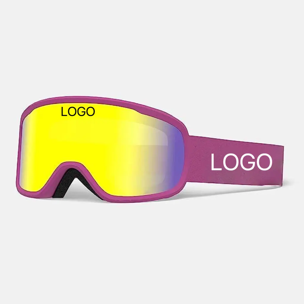Anti-fog OTG Ski Goggles