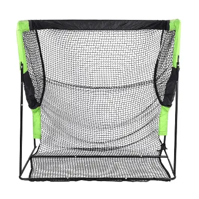 Portable foldable outdoor sports kick Ttrainer training exercise football shot net soccer goal Featured Image