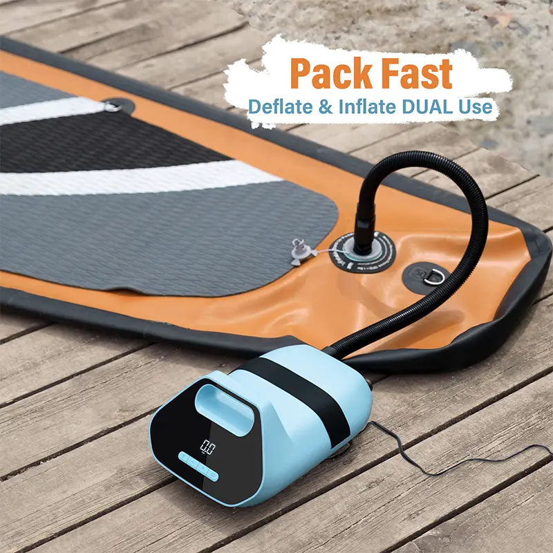 Portable DC12V Electric Sup Air Pump For Inflatable Stand Up Paddle Featured Image