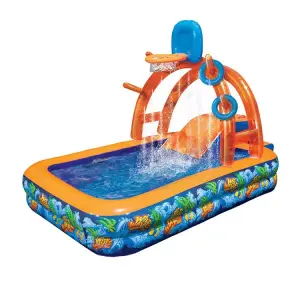 Giant PVC inflatable basketball splash center swimming pool